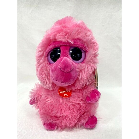 Aurora Yoo Hoo & Friends Laughing Pink Gorilla Plushy Stuffed 10" tall RARE NWT - Picture 5 of 5